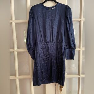 Reformation Navy Cocktail Dress